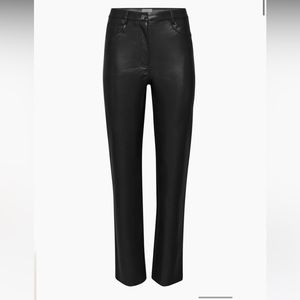 ARITZIA wilfred faux leather pants NWOT never worn!